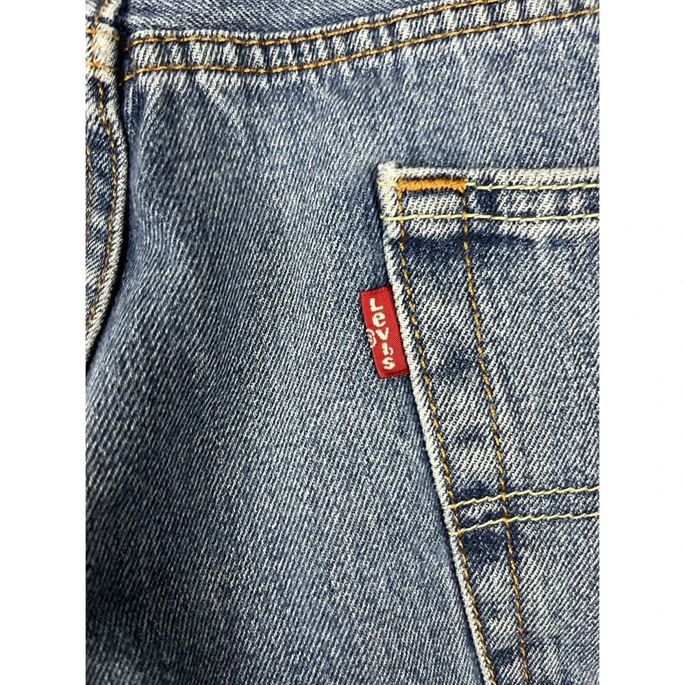 LEVIS 550 Jean Men 36x32 Stonewash Denim Relaxed Straight Cotton Cowboy Whisker